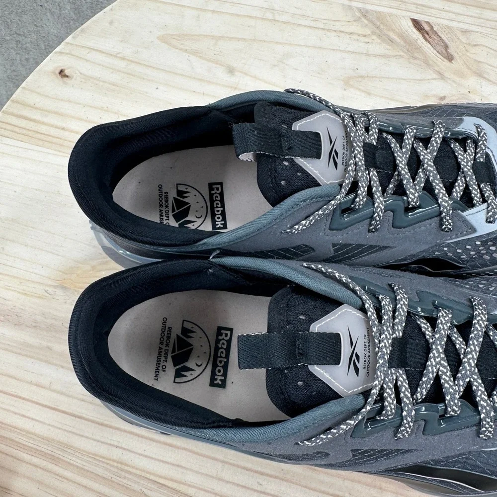 Reebok Nano X2 Adventure Amusement Grey Black‎ Training Shoes Mens 11.5